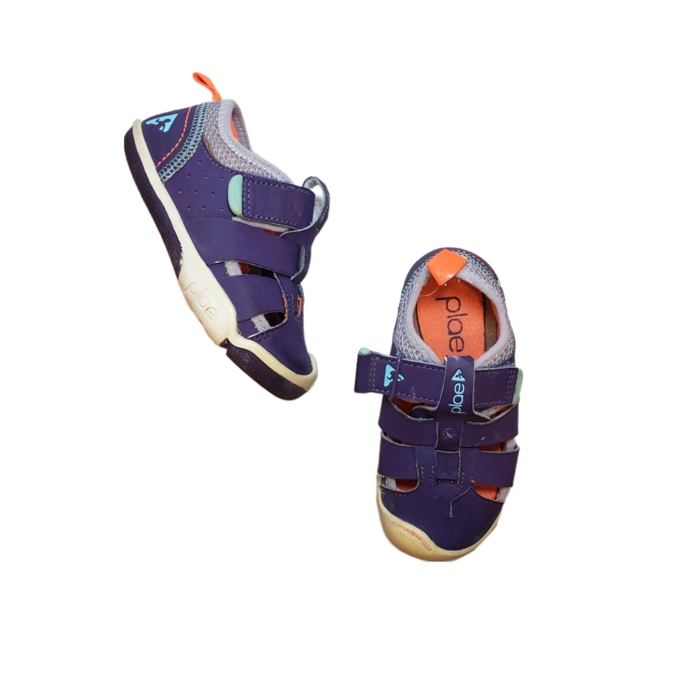 Plae 8 Toddler Girl Purple Water Friendly Fisherman Sandals